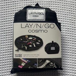 Cosmo Black Cosmetic Bag - 20”